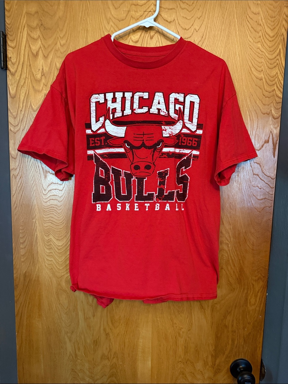 Fashion Nova Red Chicago Bulls Graphic Tee